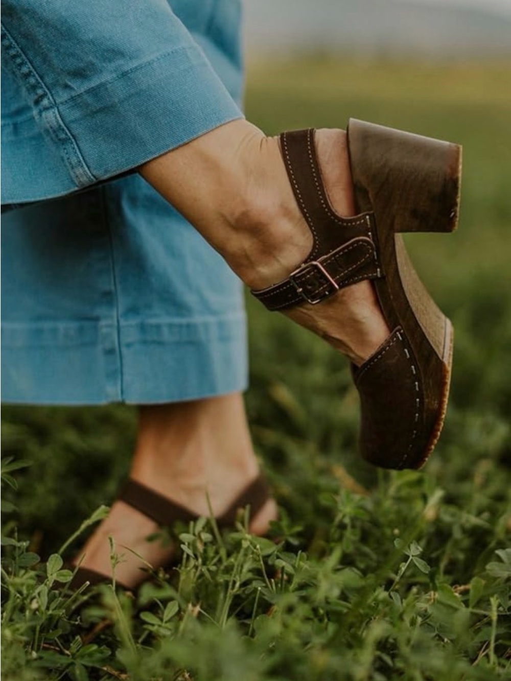 NIB Sangrens Victoria Clogs Fudge